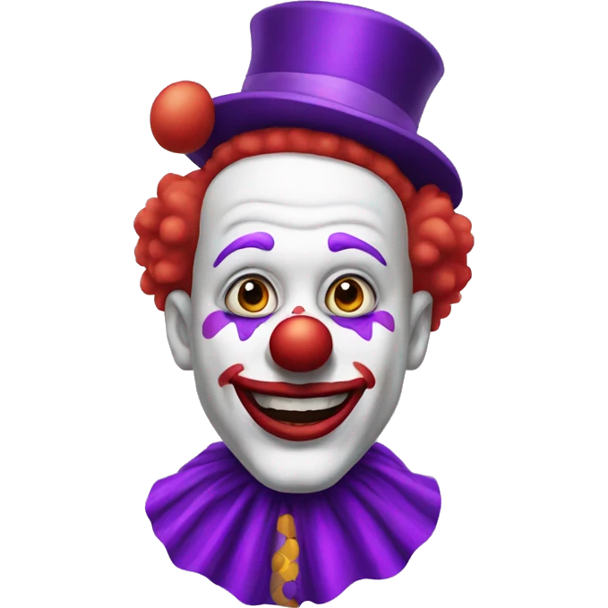 purple clown emoji