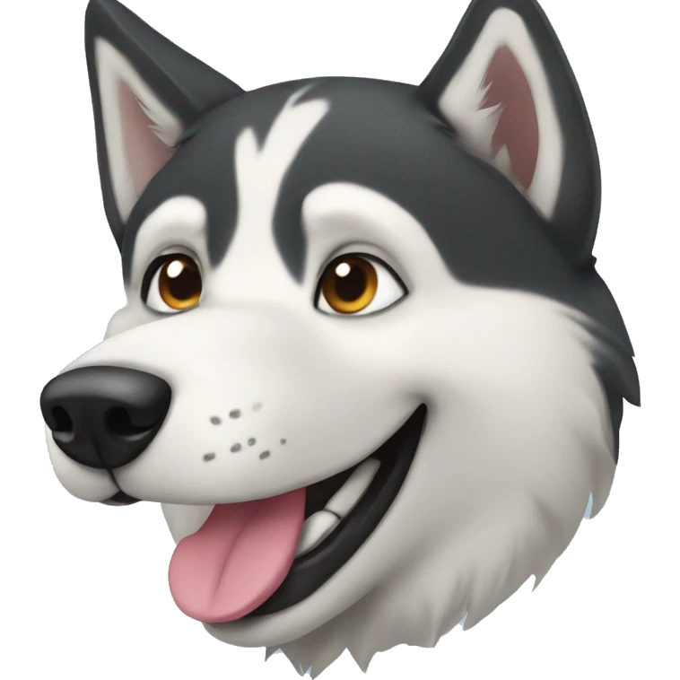 Husky dog emoji
