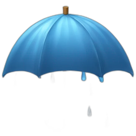 Rain wind emoji