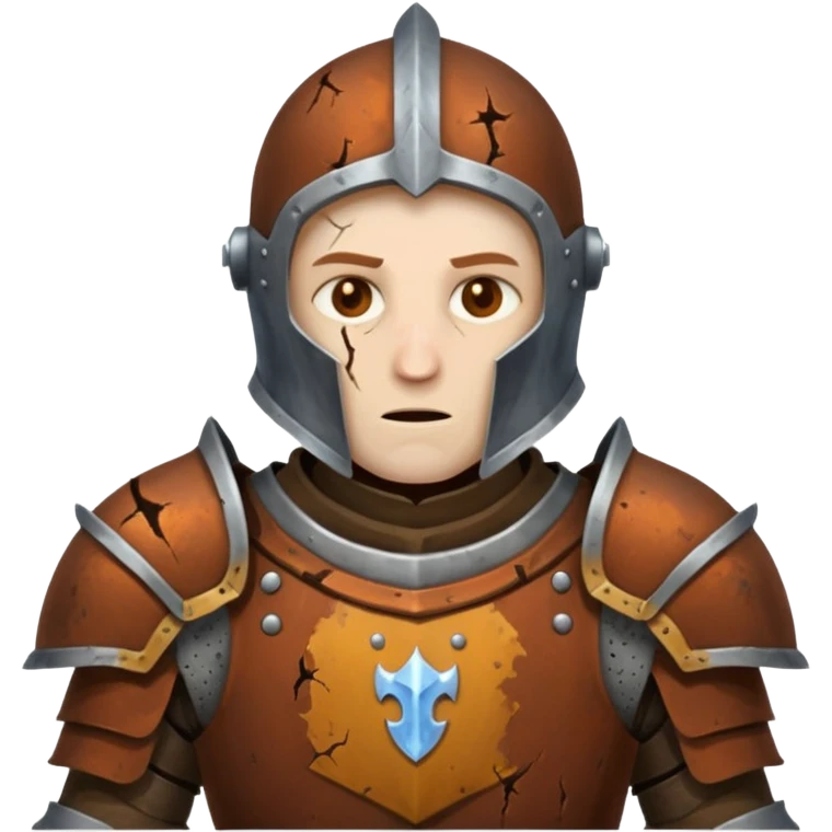 Rusty armor knight – Cracks, cursed aura






 emoji