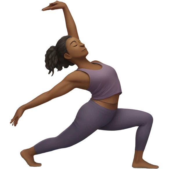 Yoga pose full bridge emoji