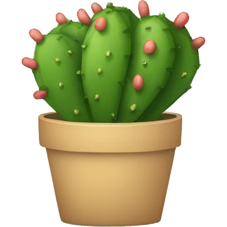 round Nopal emoji