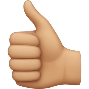 Thumbs right  emoji