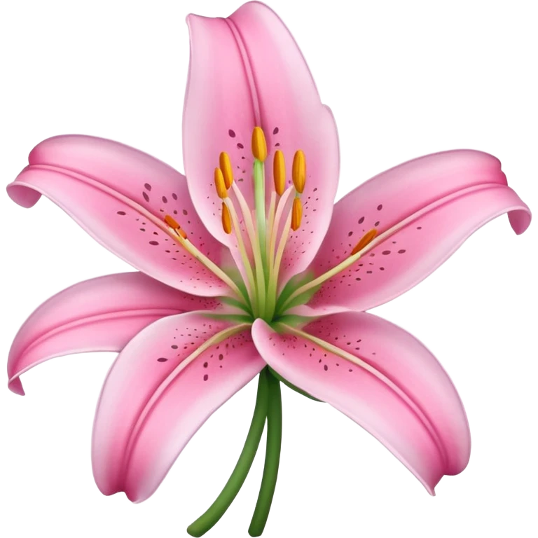 lily flower pink emoji