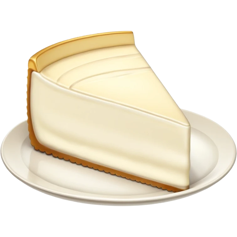 White cheesecake emoji