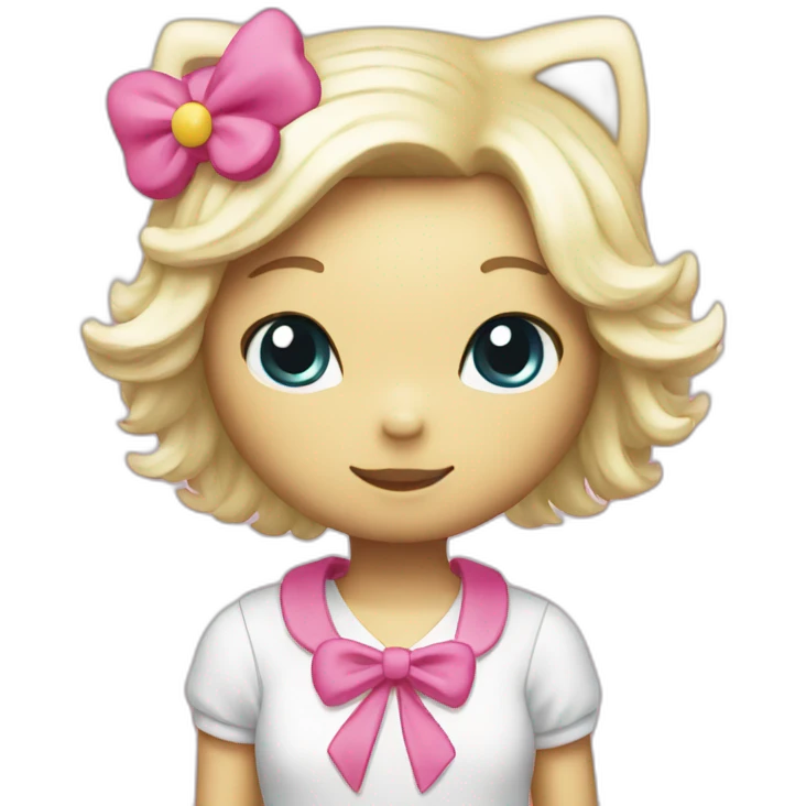 Hello kitty emoji