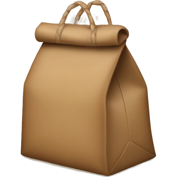 Brown bag emoji