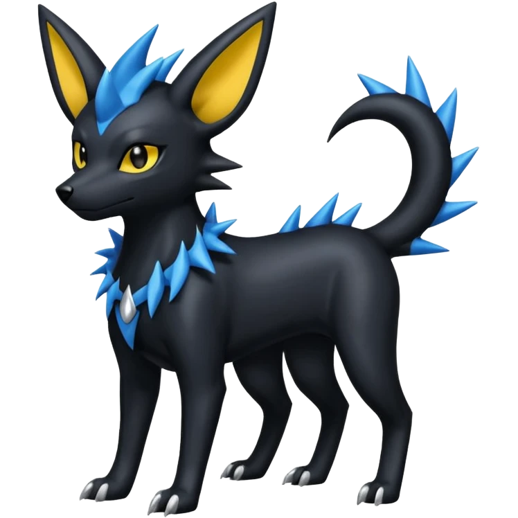 Luxray-Umbreon-Houndoom-Pokémon-Fakémon-hybrid-creature emoji
