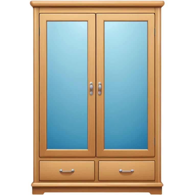 wardrobe modern closed mirror door emoji
