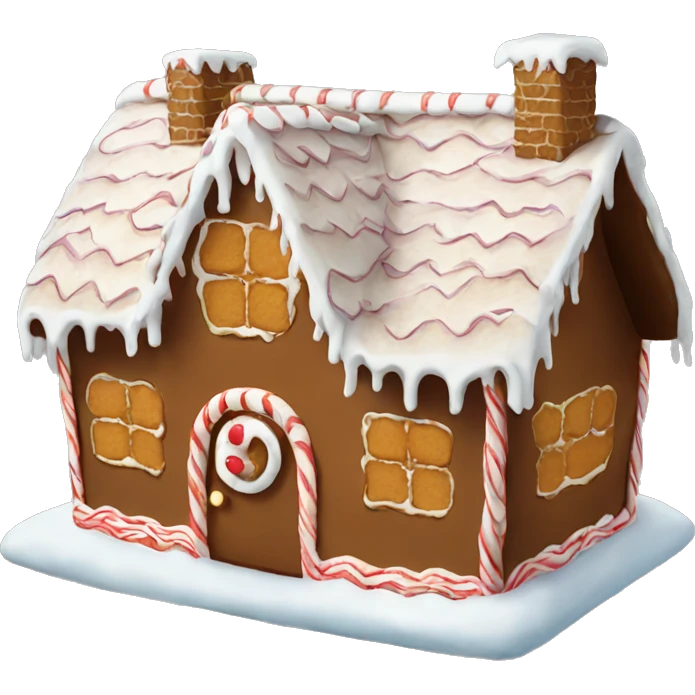 gingerbread house emoji
