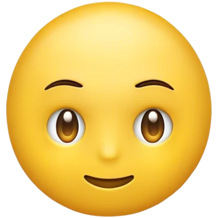 Yellow emoji head facing the left looking to the right emoji