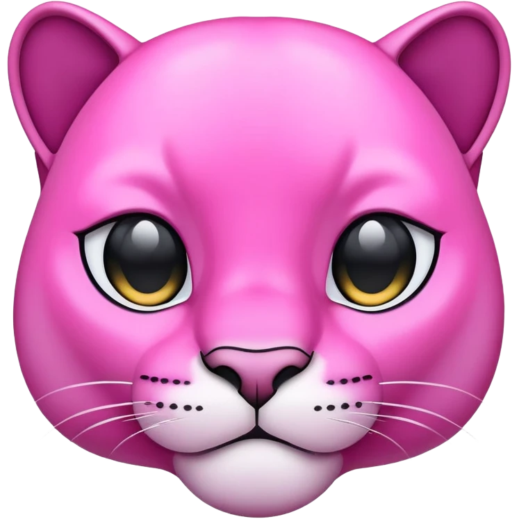 Panther rosa emoji