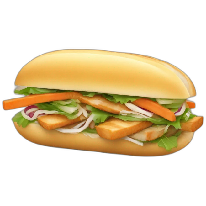 banh mi sandwich emoji