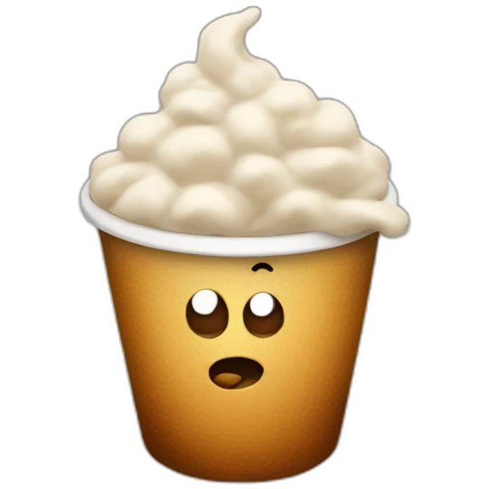 Sesame with coffee emoji