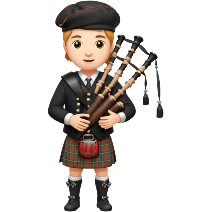 piper playing the bagpipes emoji size emoji