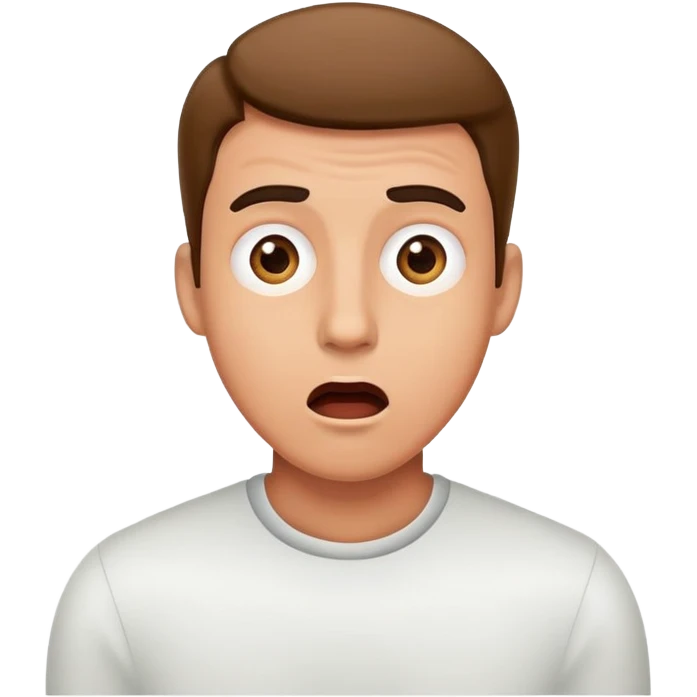 Man suprised emoji