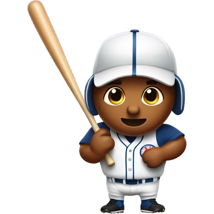 Sausage wearing a baseball uniform  emoji