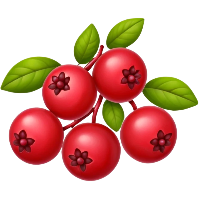 lingonberry fruit emoji