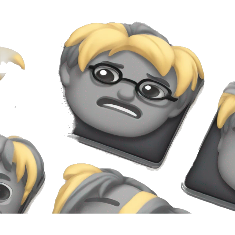 Harry Potter works on a laptop emoji