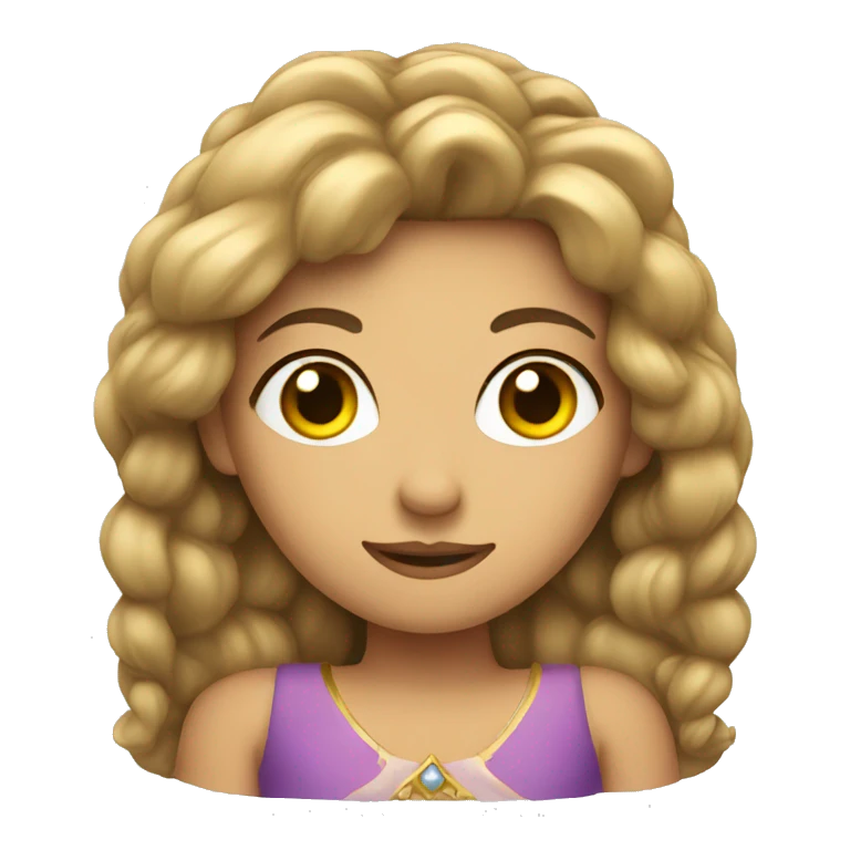 a resting princess emoji