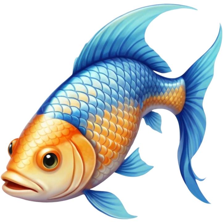 Half human half fish emoji