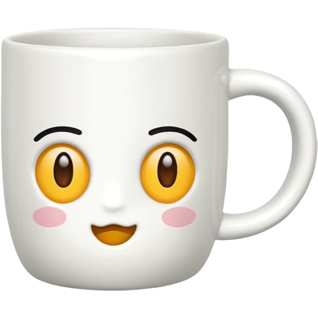 cute mug simplepattern emoji