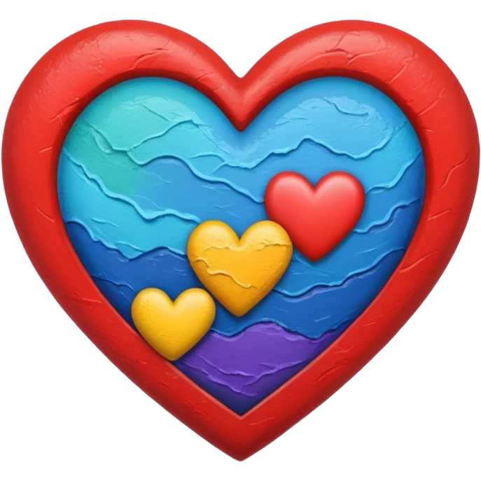 art-themed heart emoji