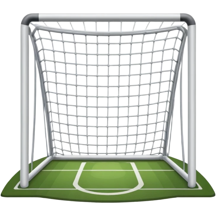 football goal straight on emoji