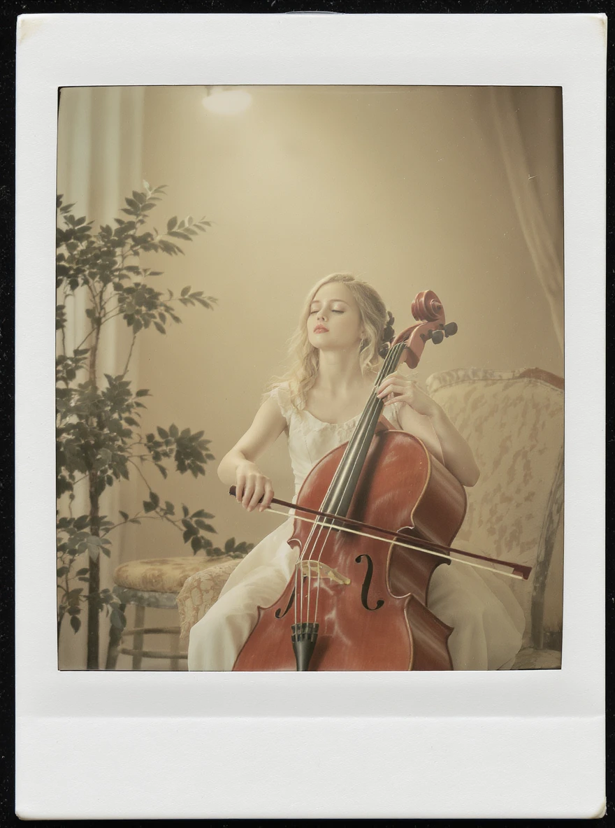 girl playing cello emoji