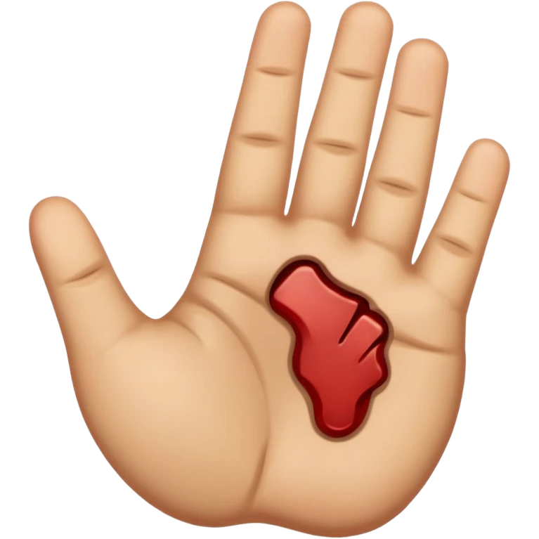 Broken thumb emoji