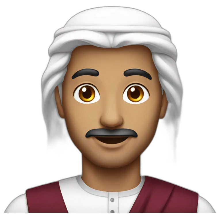 qatari man emoji