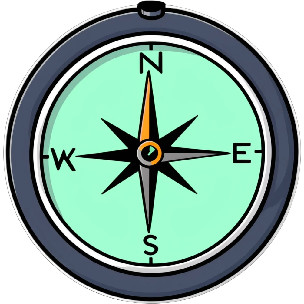 compass navigation tool emoji
