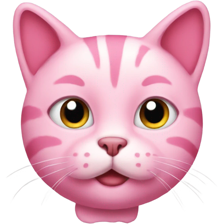 Pink cat emoji