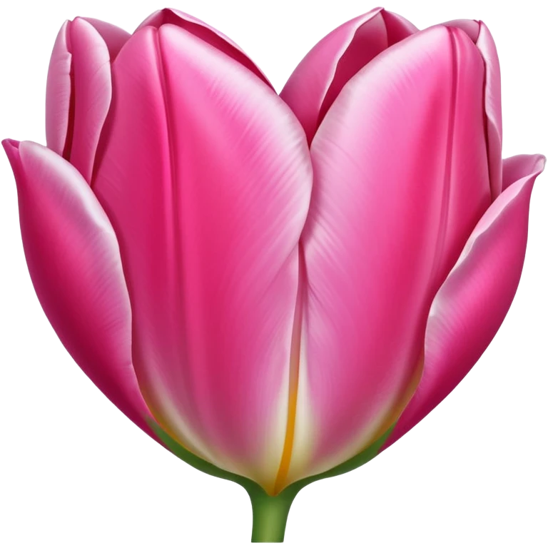 Corazón rosa y tulipán rosa emoji