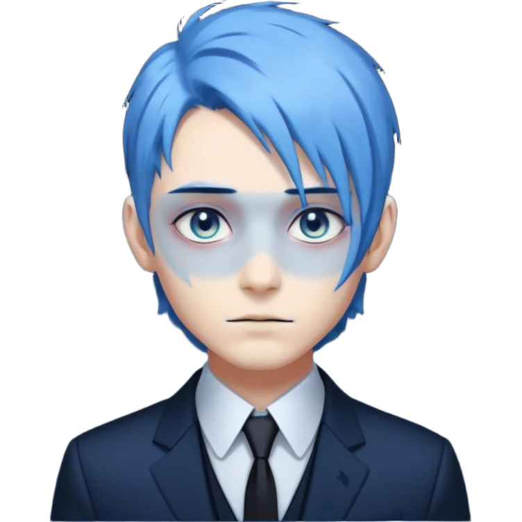 ethereal-pastel-transparent-translucent-gorgeous-spectral-dark-greyish-blue-whitish-gloomy-man-with-blue-hair-with-a-beautiful-black-suit emoji