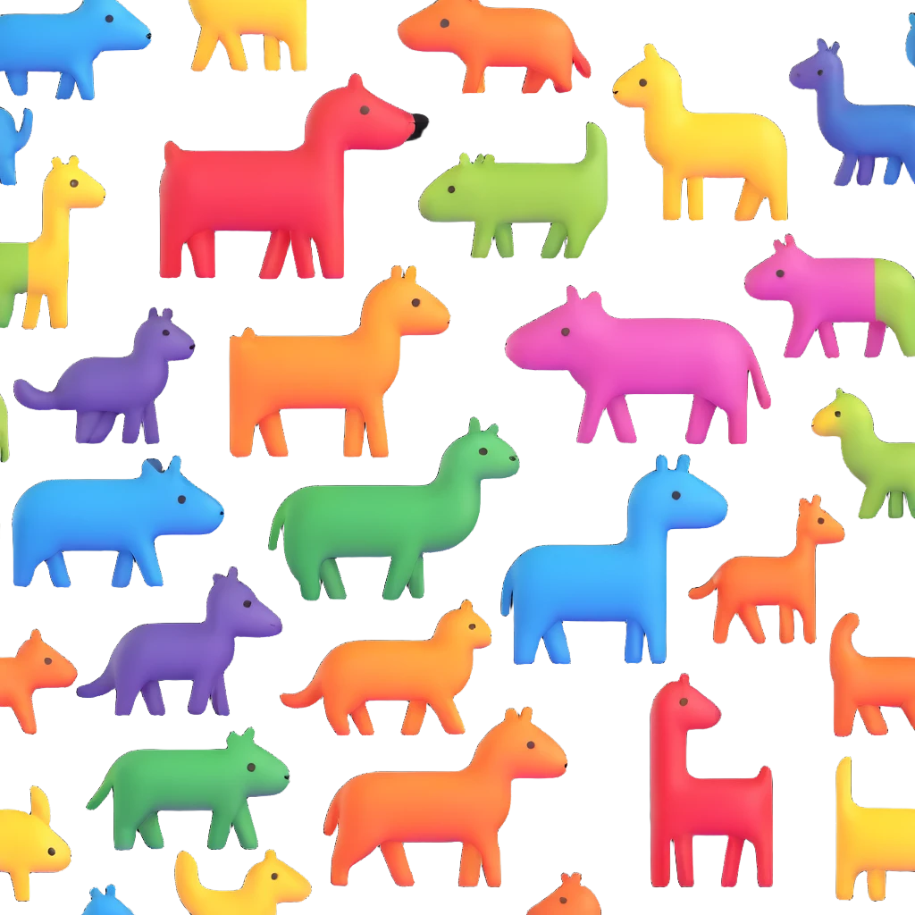 Rainbow Animals emoji