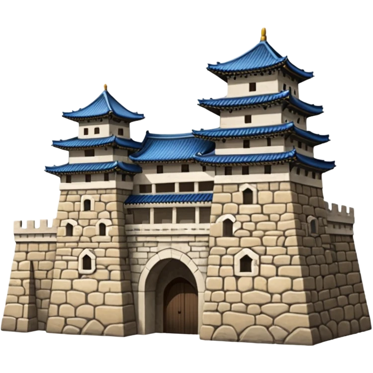 South Korea 
Hwaseong Fortress Palace castle emoji