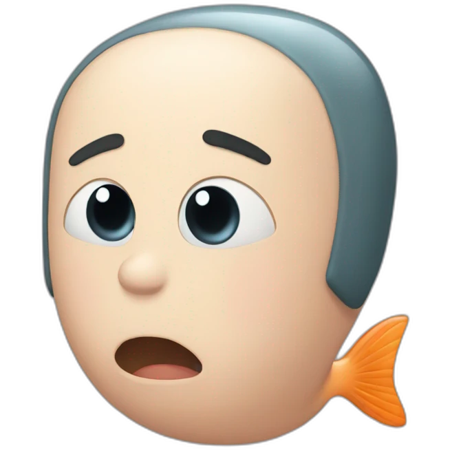 Poisson qui pleure emoji