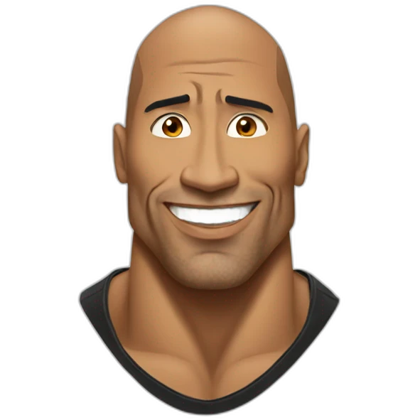 the rock sus emoji