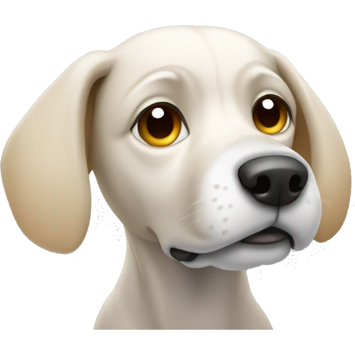 Dog sniffing  emoji