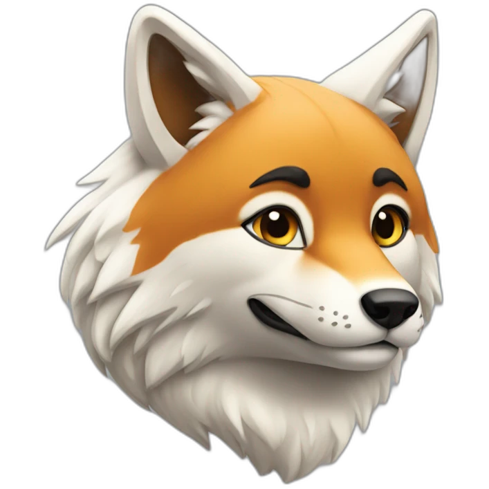 Renard blanc emoji