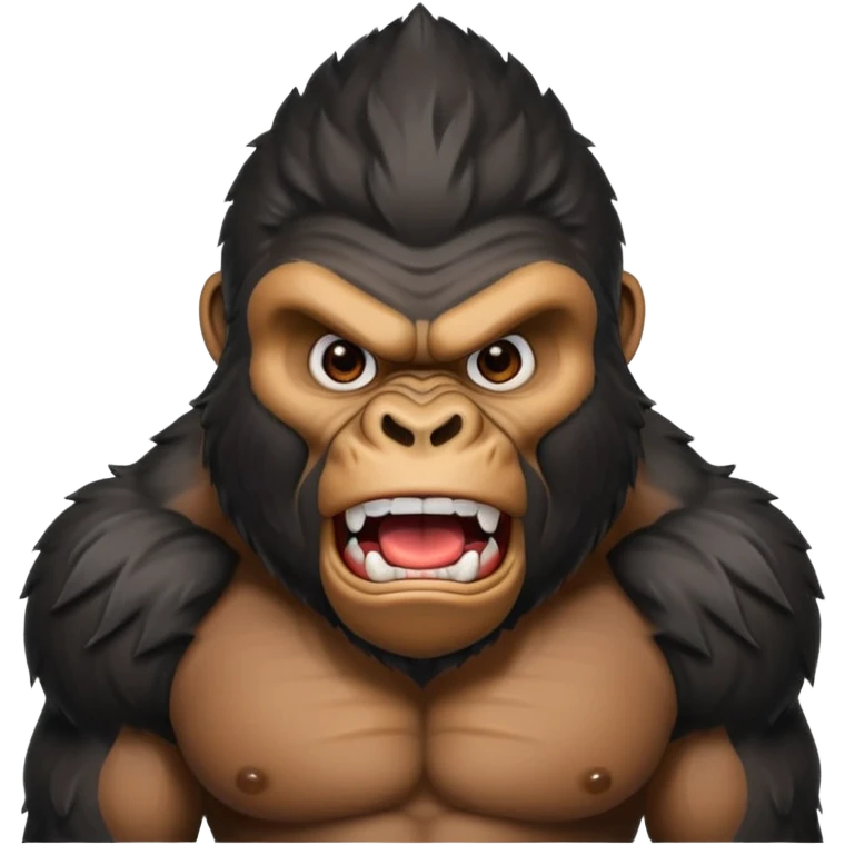 angry gorilla emoji