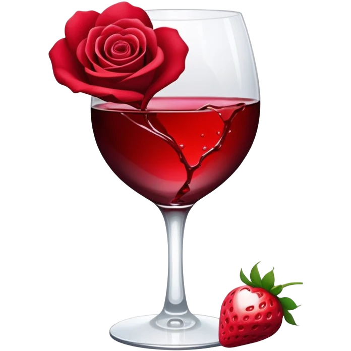 🌹🍓👽💔🍷 emoji
