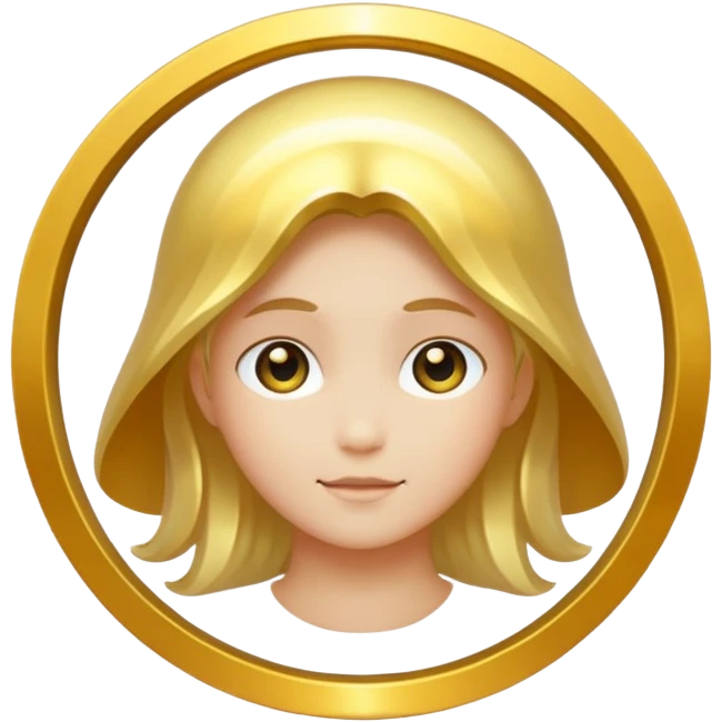 a halo emoji