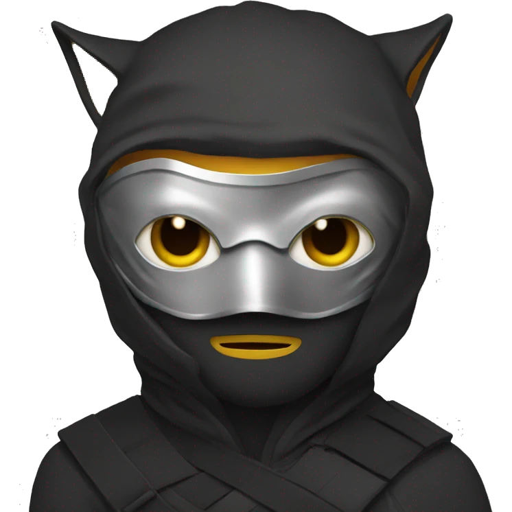 cat in ninja mask emoji
