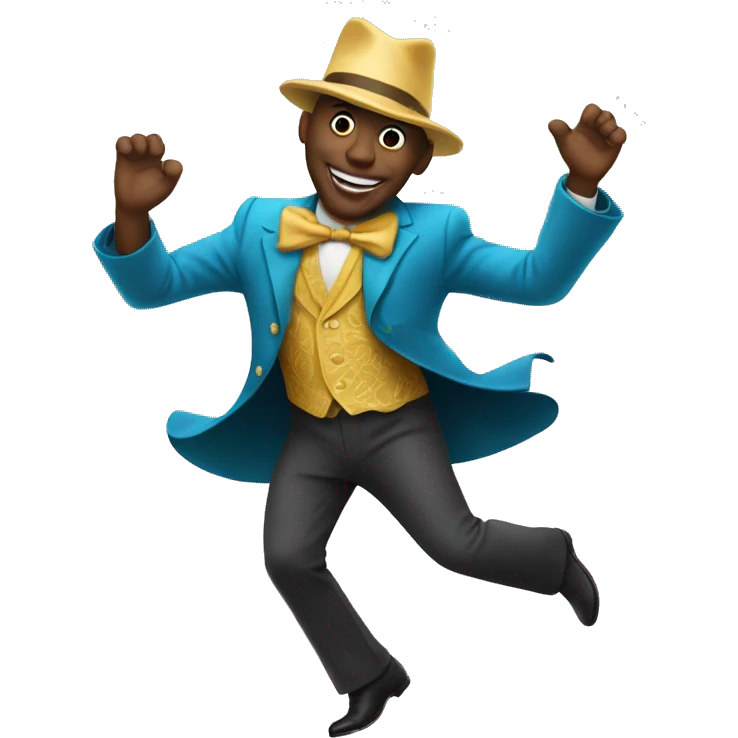 Un mago bailando emoji
