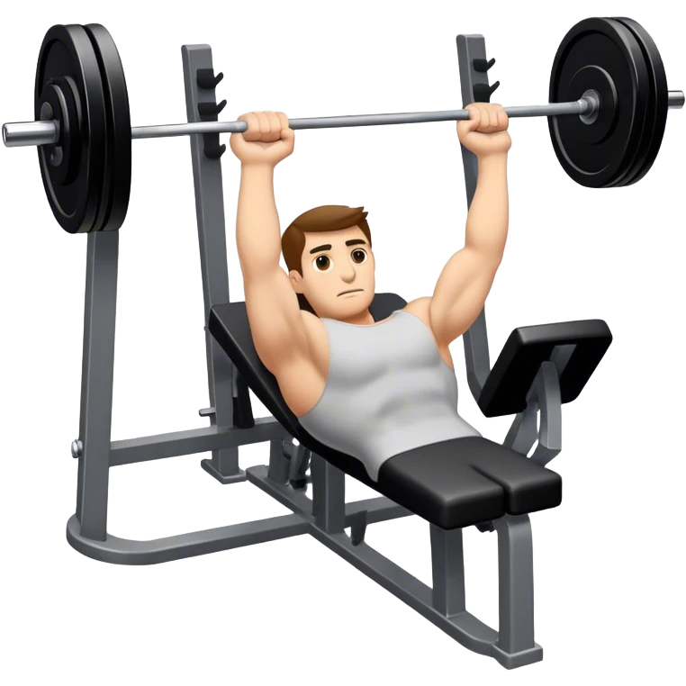 close-grip flat-benchpress emoji
