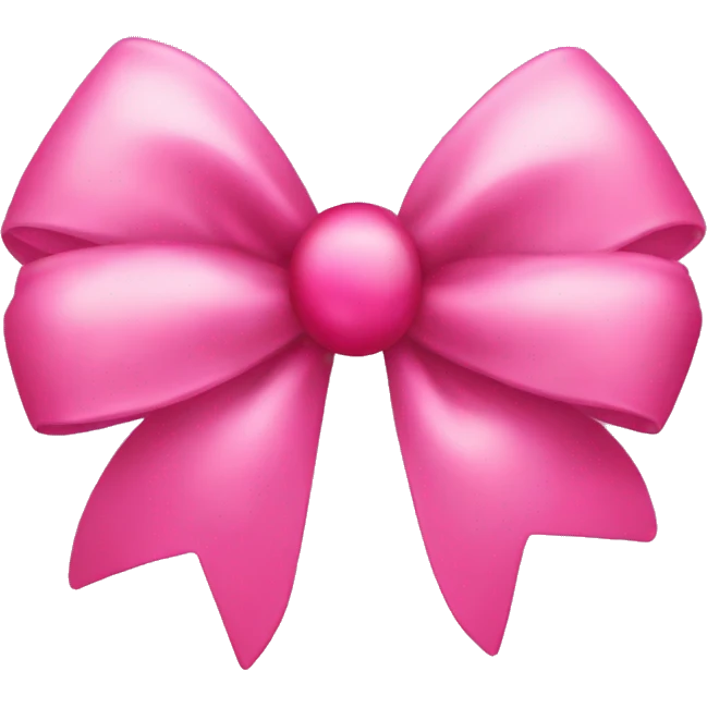 Pink bow with cherrys  emoji