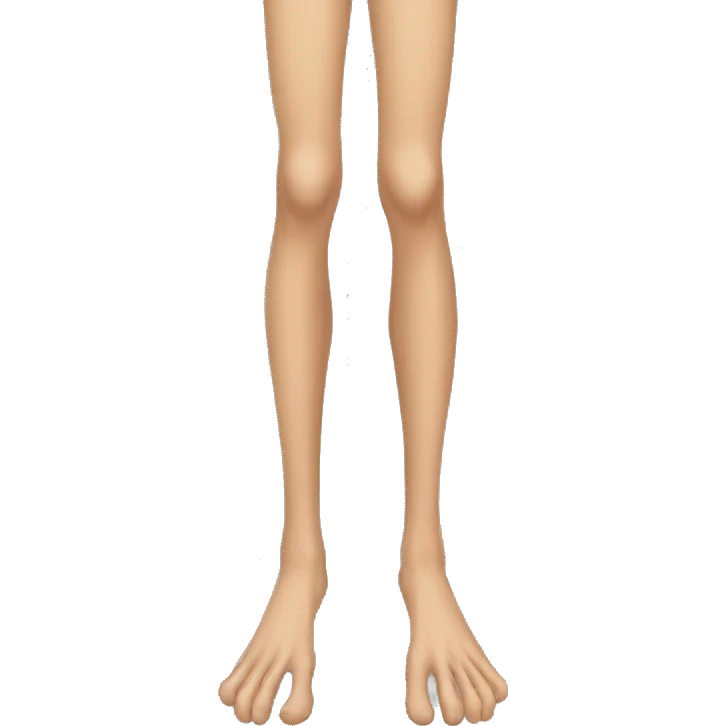 A leg with six fingers emoji