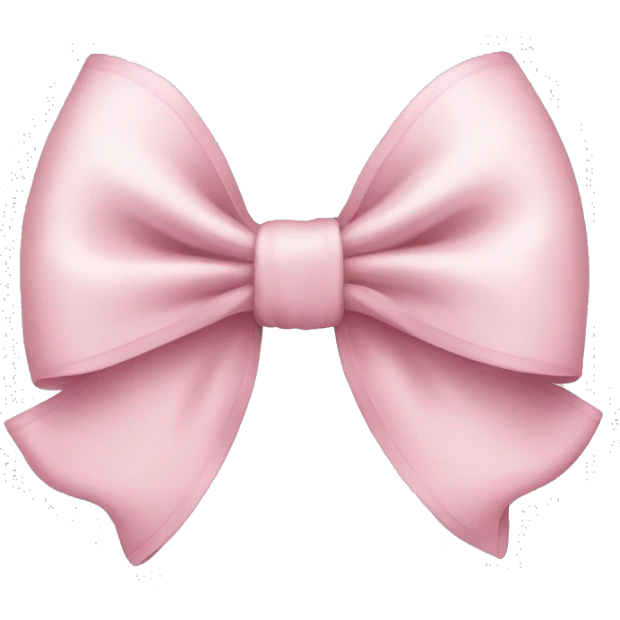 Light pink bow  emoji
